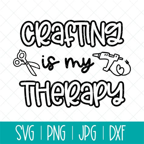 Download 531+ Crafting Is My Therapy SVG Cut Files